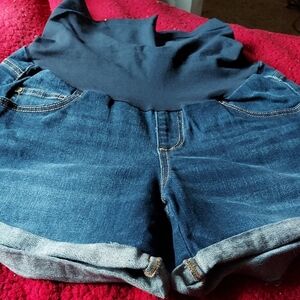 Women's Blue Denim Shorts